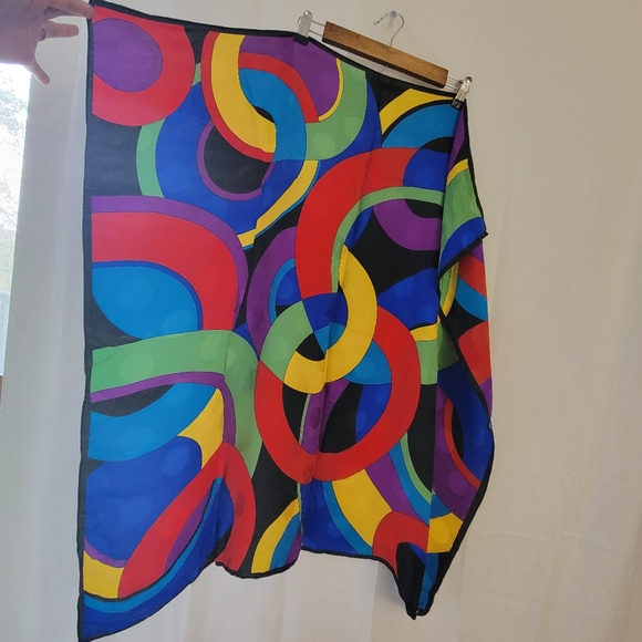 Beautiful Mark Cross Square Scarf - Picture 2 of 6